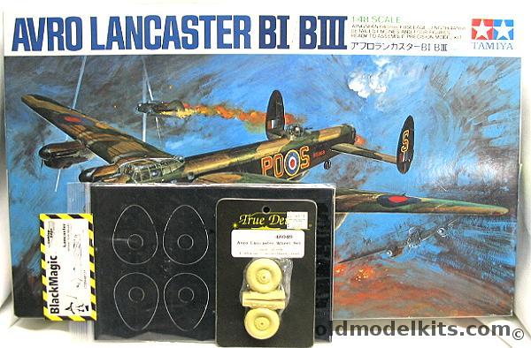 Tamiya 1/48 Avro Lancaster BI / BIII with Black Magic Masks and True Details Resin Wheels, 31020-4000 plastic model kit